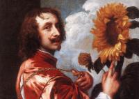 Dyck, Anthony van - Self-portrait with a Sunflower